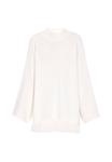 Большой свитер IZIA Boho, Wool White - фото