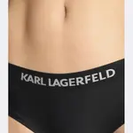 Эластичные плавки бикини в стиле хипстер Karl Lagerfeld, черный - фото 4