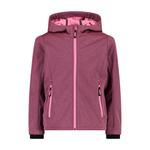 Куртка софтшелл CMP для девочек с фиксированным капюшоном 3A29385N - фото