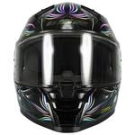 Шлем полнолицевой LS2 FF811 Vector II Tropical, черный - фото 4