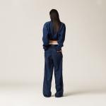 Джинсовая куртка-блузон MIU MIU, темно-синий - фото 3