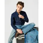 Рубашка Wrangler Oxford, синий - фото 4