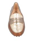 Лоферы Tod'S, платиновый - фото 4