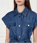 Джинсовое платье с поясом Liu Jo, синий - фото 4