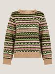 Свитер Fira Fair Isle Monsoon, Green - фото 5
