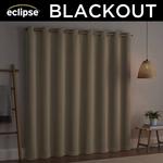 Затмение Даррелл Thermaweave Плотные шторы для раздвижных дверей с люверсами — 84 x 100 дюймов Eclipse, черный - фото 2