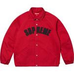 Supreme Курка джинсовая тренерская, Light Pink/Light Pink - фото 7