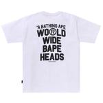 Футболка BAPE Flyer Pattern Print Tee, White - фото 2