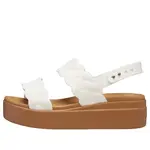Сандалии brooklyn woven wedge sandals 'white brown' Crocs, белый - фото