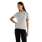 Поло Wrangler Quarter Zip с коротким рукавом, серый - фото