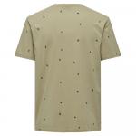 Футболка Only & Sons Dave Reg, бежевый - фото 2