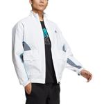 Куртка Men's adidas Logo Printing Pattern Splicing Stand Collar Zipper Jacket White, белый - фото 4