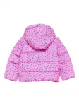 Стеганый пуховик с принтом Stella Mccartney Kids, розовый - фото 2