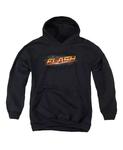 Толстовка с капюшоном и логотипом для мальчиков Flash, черный - фото