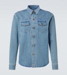 Джинсовая рубашка Tom Ford, синий - фото