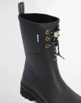 Черные кружевные резиновые сапоги Barbour Devlin - фото 3