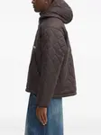 Стёганая куртка с капюшоном No Problemo, коричневый - фото 3