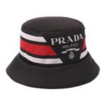 Нейлоновая кепка-ведро с логотипом PRADA - фото