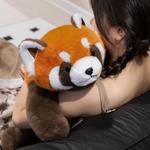 Плюшевая игрушка милый енот MENGGEGE, серый - фото 7