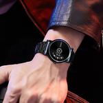 KANGOL Часы Quartz Movement Metal Strap Watch Unisex Black Dial - фото 5