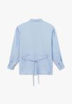 Блуза Koton Button-down blouse, Blue - фото 3