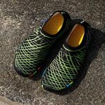 Водные туфли, водные носки-без носка с легким надеванием, быстро сохнущая дышащая сетчатая ткань Suxiaur, зеленый - фото 3