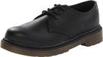 Dr. Martens Everley Lace Shoe (Little Kid), Black Softy T - фото