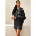 LASCANA толстовка "рубашка для дома" с принтом, одежда для дома, черный - фото 3