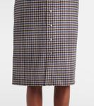 Шерстяная юбка-карандаш Prada, Ebano - фото 5