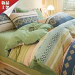 LUOLAI HOME Комплект постельного белья, 150 см, 4 предмета - фото