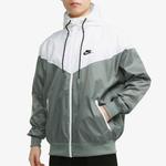 Nike Куртка WINDRUNNER мужская серая белая, Gray White - фото 6