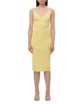 Платье «Рябина» Hervé Léger, желтый - фото