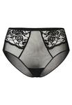 Трусы Teyli Hohe Taille mit floraler Spitze Vida, черный - фото