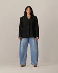 Премиальный блейзер ARRANGE Curve черного цвета - фото