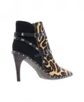 Сапоги в стиле вестерн с леопардовым принтом Paris Punk, мультиколор - фото 3