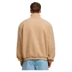 Свитер Urban Classics Oversized Teddy half zip, бежевый - фото 2