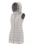 Стеганый жилет с капюшоном Herno, серый - фото 3