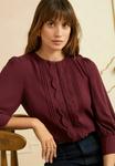 Блуза Love & Roses Blouse, Burgundy Red/Red - фото 4