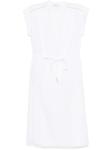 Платье миди из хлопка Peserico, белый - фото