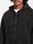 Толстовка с капюшоном на молнии Volcom STUDDER, черный - фото 7