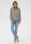 Блуза Love Copenhagen Button-down blouse, Ombre Blue Eggnog Stripe/Mottled Dark Blue - фото 2