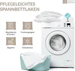 Простыня на резинке из плотного джерси 90х200 серая Carpe Sonno - фото 7