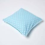 Наволочка Homescapes mit Punkten, 45x1x45 см, синий - фото 4