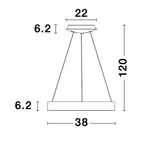 Подвесной светильник Nova Luce, золотой - фото 4