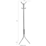 ИНОСАЙН вешалка для одежды Inosign, черный - фото 2