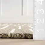 Современный полосатый коврик Tanaia nuLOOM, 122x183 см, серый - фото 3