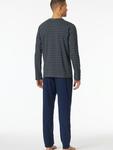 Пижама Schiesser lang Casual Essentials, цвет anthrazit, blau - фото 3
