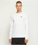 Лонгслив slim fit Ea7, белый - фото