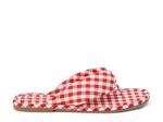 Сандалии Beach by Matisse Gidget Flip Flop, Red Gingham Print - фото 5