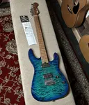 Гитара Charvel Pro-Mod DK24 HH 2PT CM QM в окраске Chlorine Burst - фото 3
